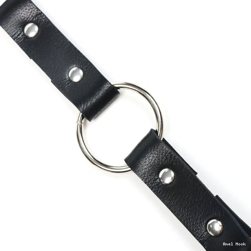 Collar 5853 Hook and EverydayUse Leash Kinky with Anal 0817